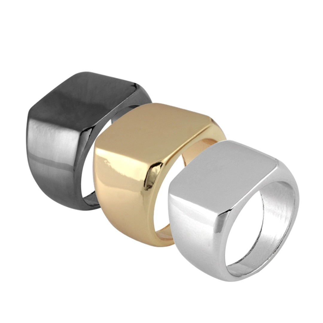 Modern Square Ring For Men