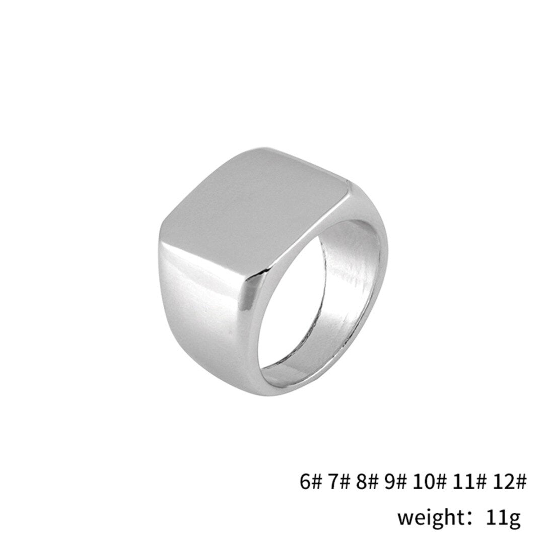 Modern Square Ring For Men